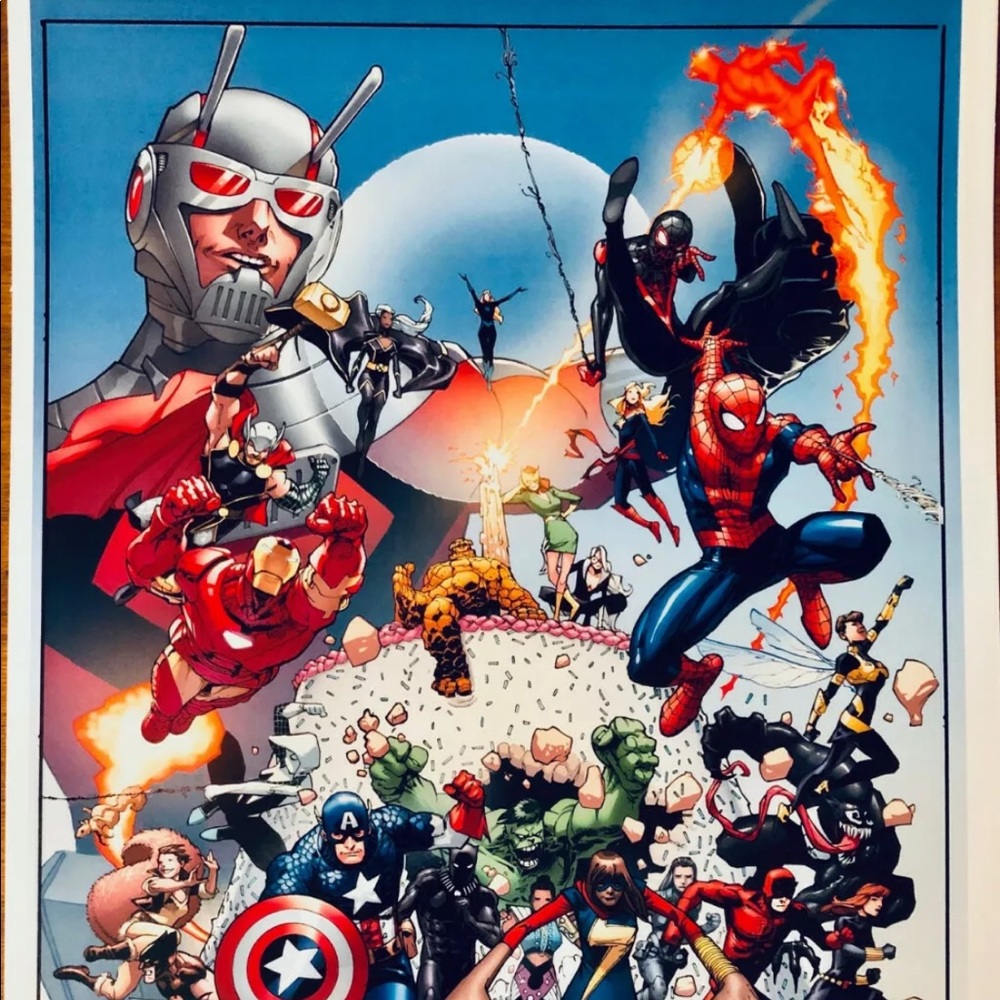 Disney AP Exclusive Marvel 80th Anniversary Litho